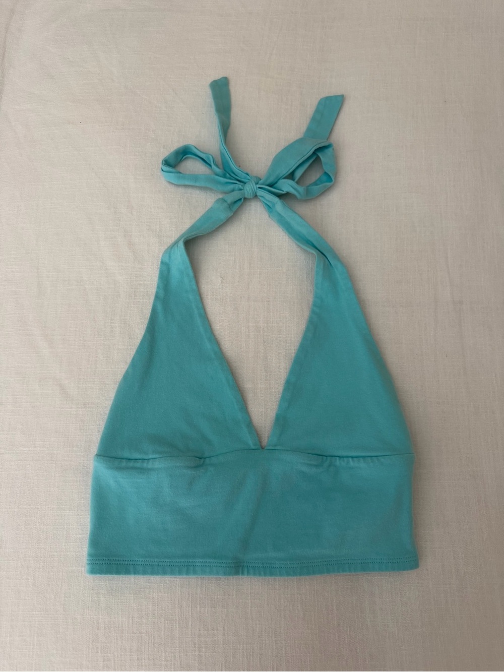 Garage Blue Halter Top
